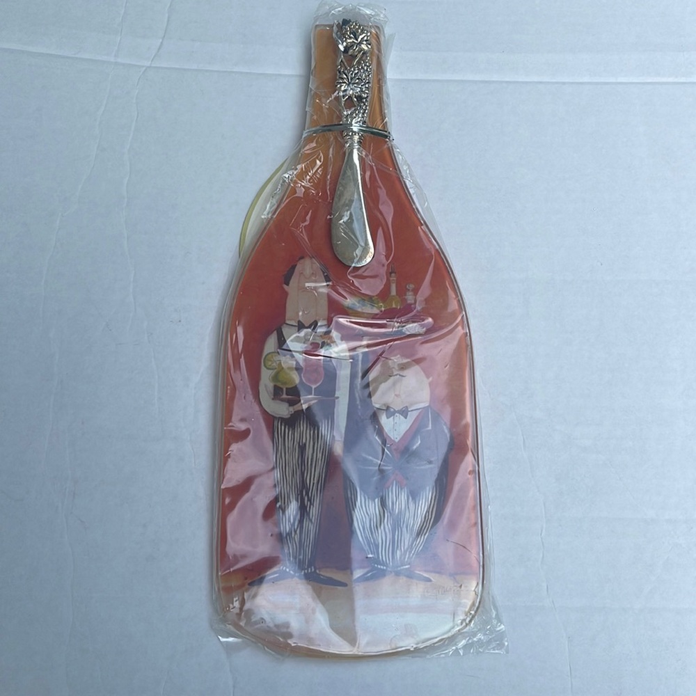 Counter Art wine bottle cheese server